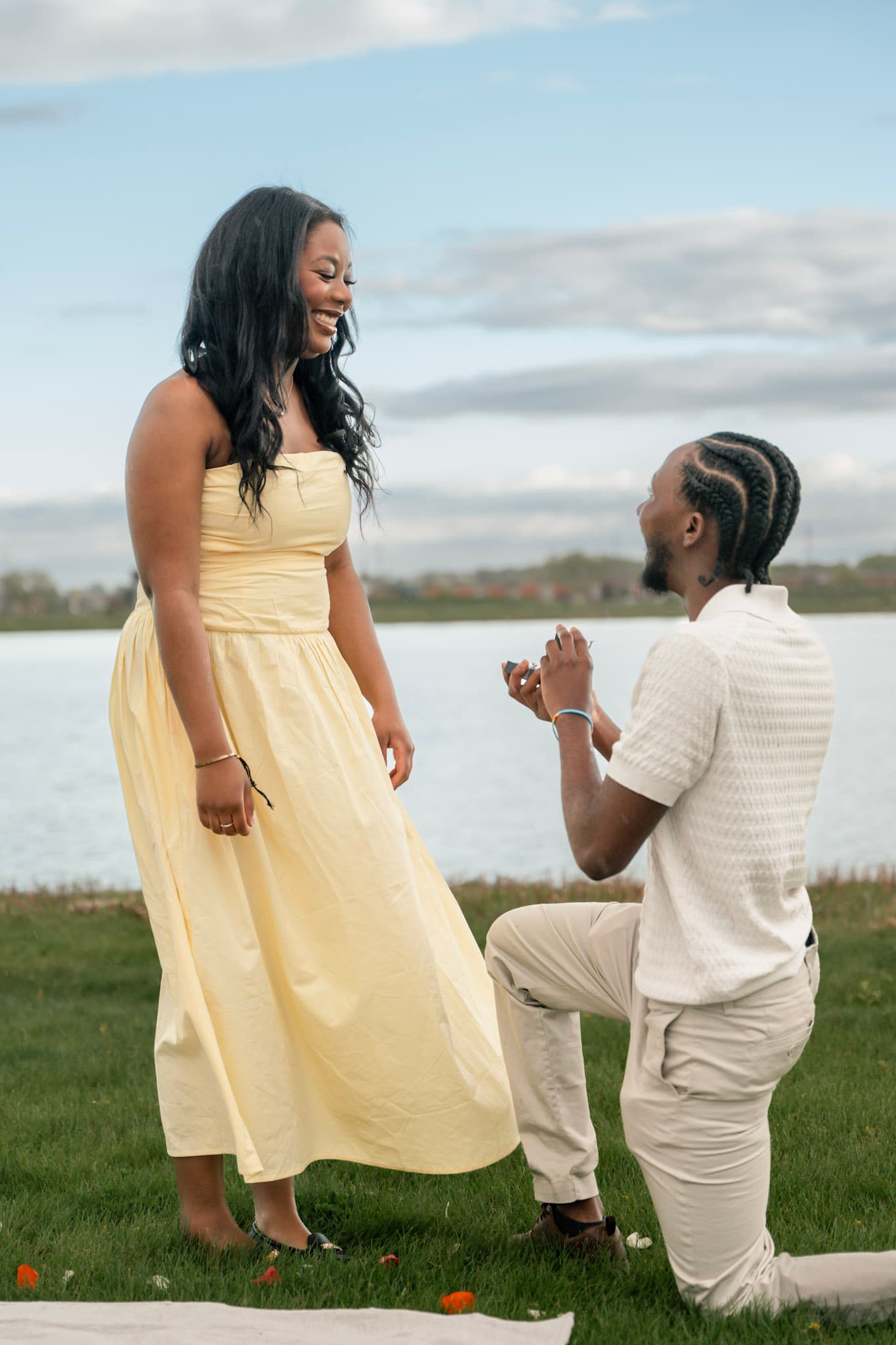 Rochester, MN engagement photography — golden hour