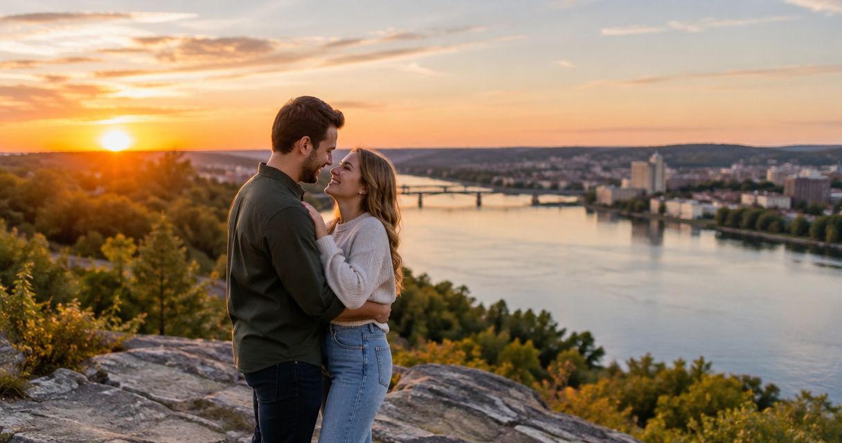 Best engagement photo locations near Rochester, MN