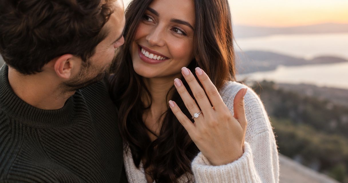 Best engagement ring photo ideas for couples