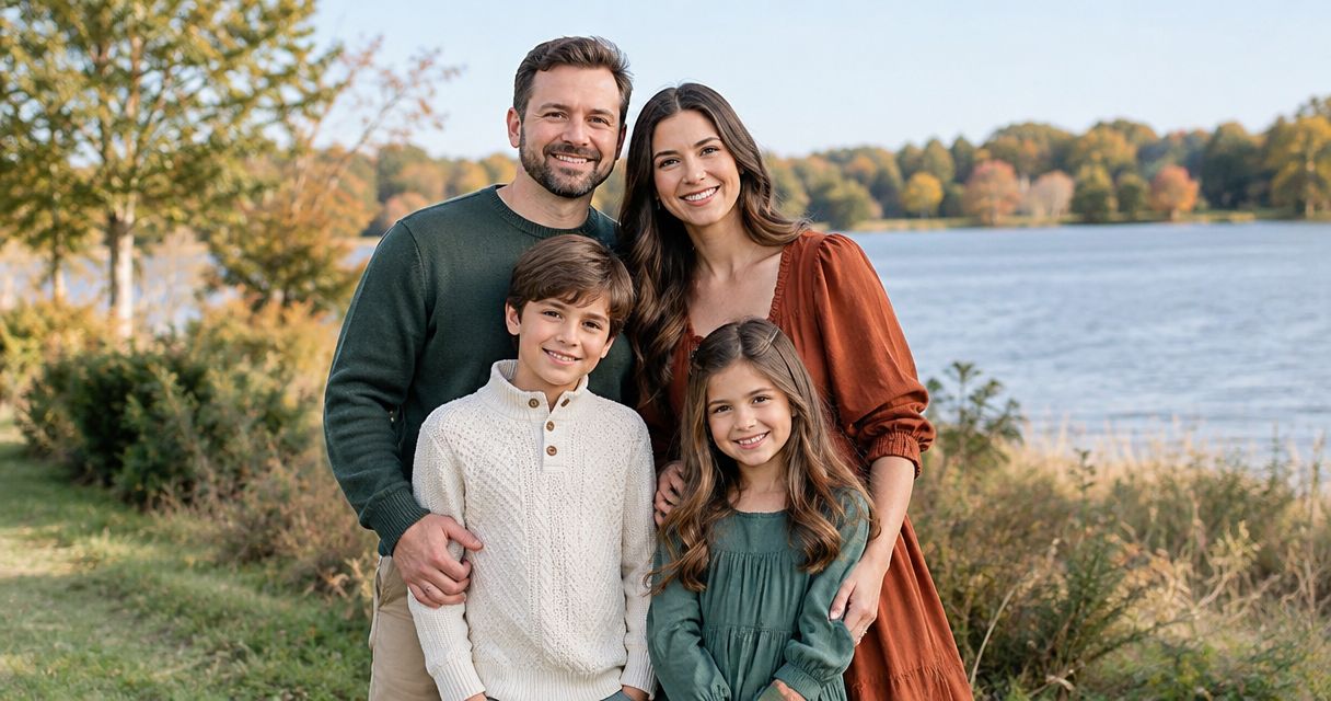 Best outfit colors for family portrait sessions